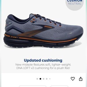 New in box Men’s Brooks Ghost 15 size 9 wide